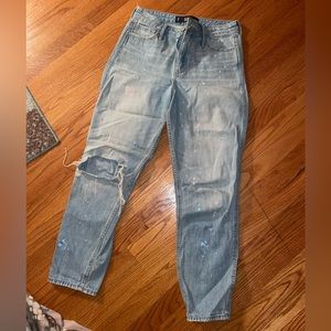 American Eagle Paint Splatter Jeans. Size 5